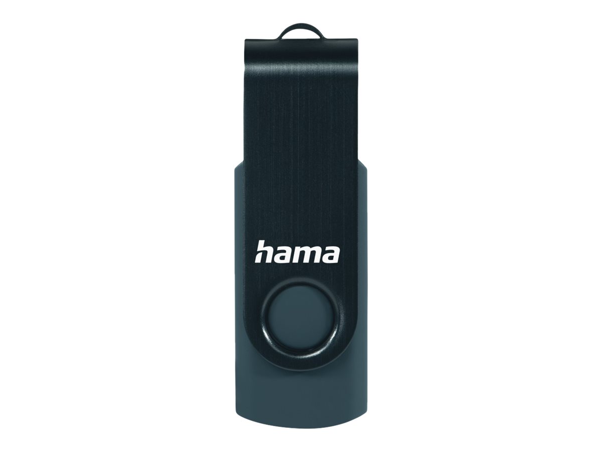 hama USB-Stick Rotate petrolblau 32 GB hama USB-Stick Rotate petrolblau 32 GB