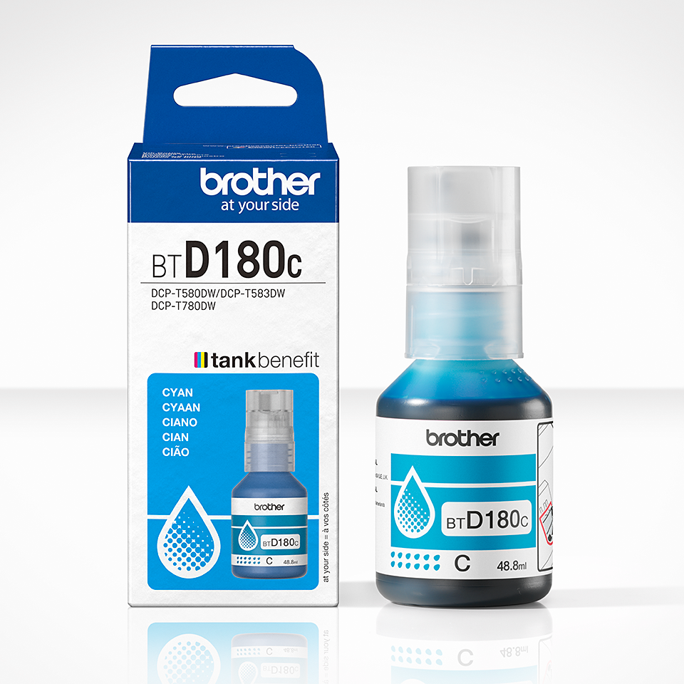 Brother BTD180C Cyan