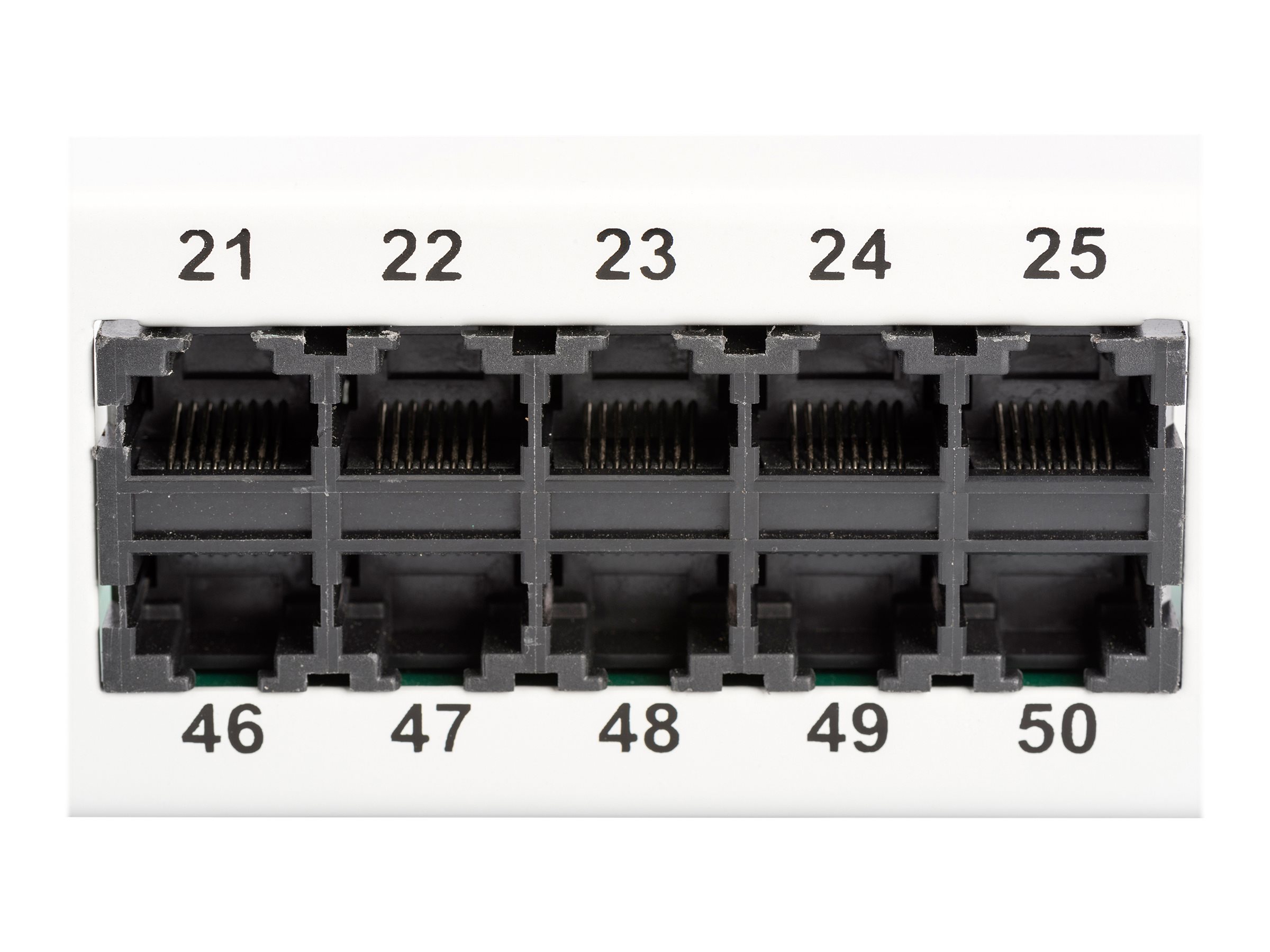 DIGITUS CAT 3 ISDN Patch Panel, ungeschirmt, grau