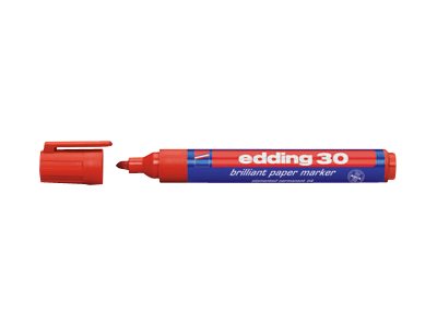 edding BrilliantPaperMarker 30 Permanentmarker farbsortiert 1,5 3,0 mm, 10 St