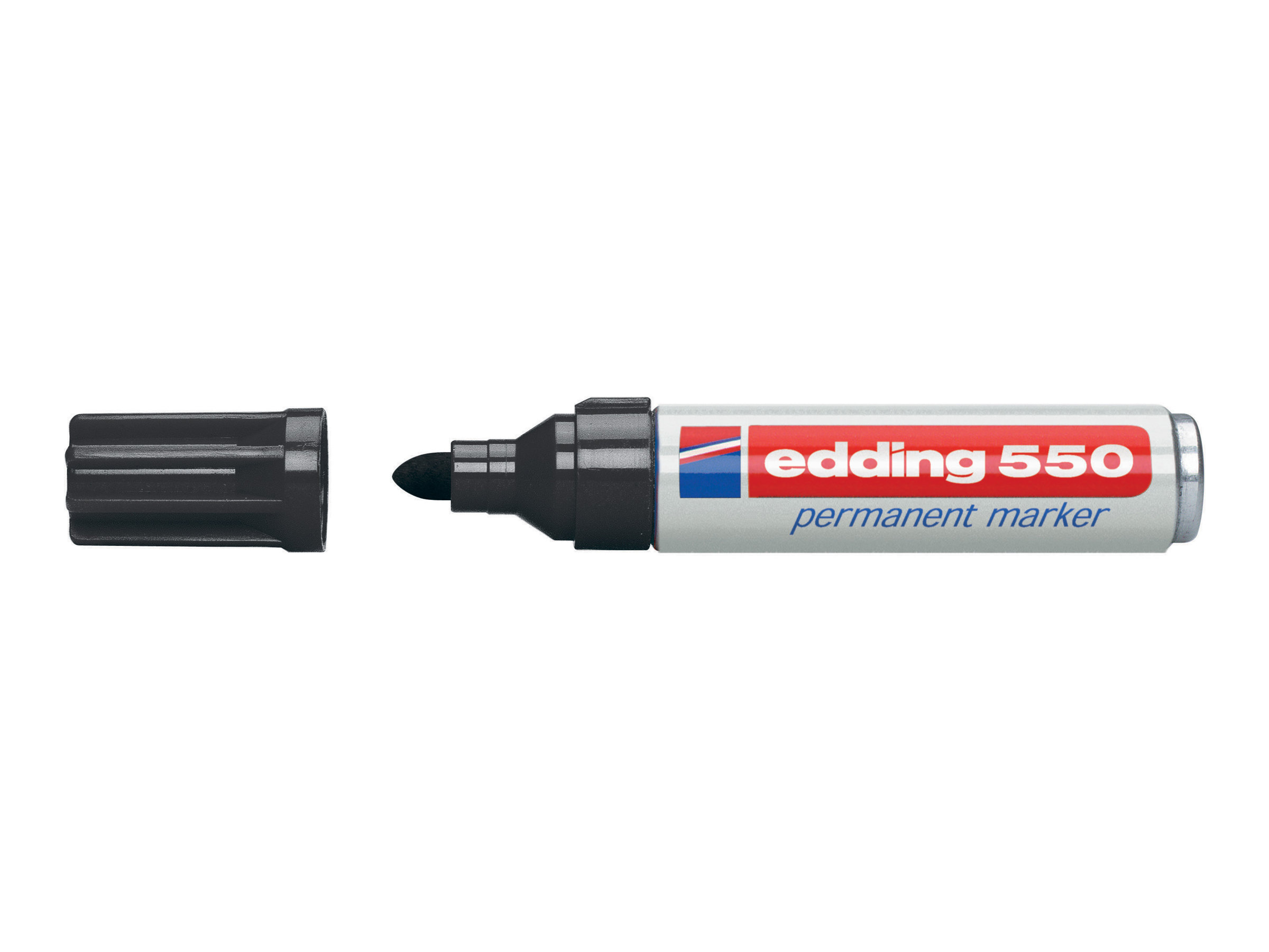 edding 550 Permanentmarker schwarz 3,0 - 4,0 mm, 1 St.