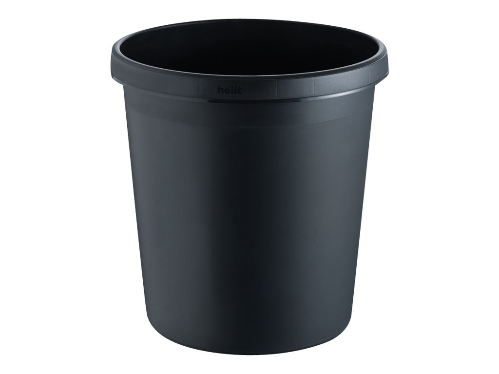 helit Papierkorb 18,0 l schwarz