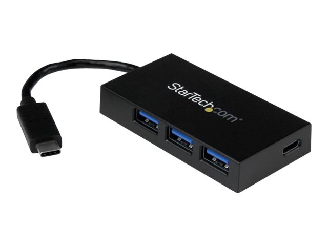 StarTech.com 4 Port USB 3.1 Gen 1 Hub - USB-C auf 1x USB-C und 3x USB-A - Mobiler USB Type C Hub - Hub - 4 Anschlüsse