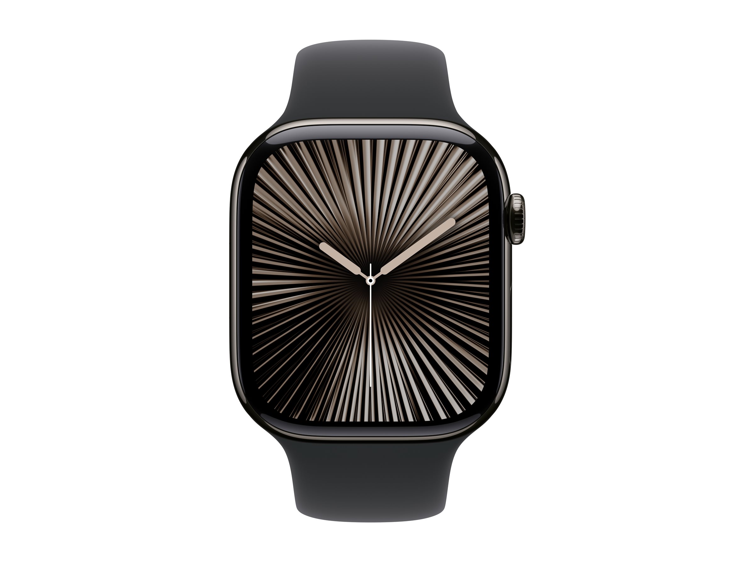 APPLE Watch Series 10 GPS + Cellular 46mm Slate Titanium Case with Black Sport Band - M/L APPLE Watch Series 10 GPS + Cellular 46mm Slate Titanium Case with Black Sport Band - M/L