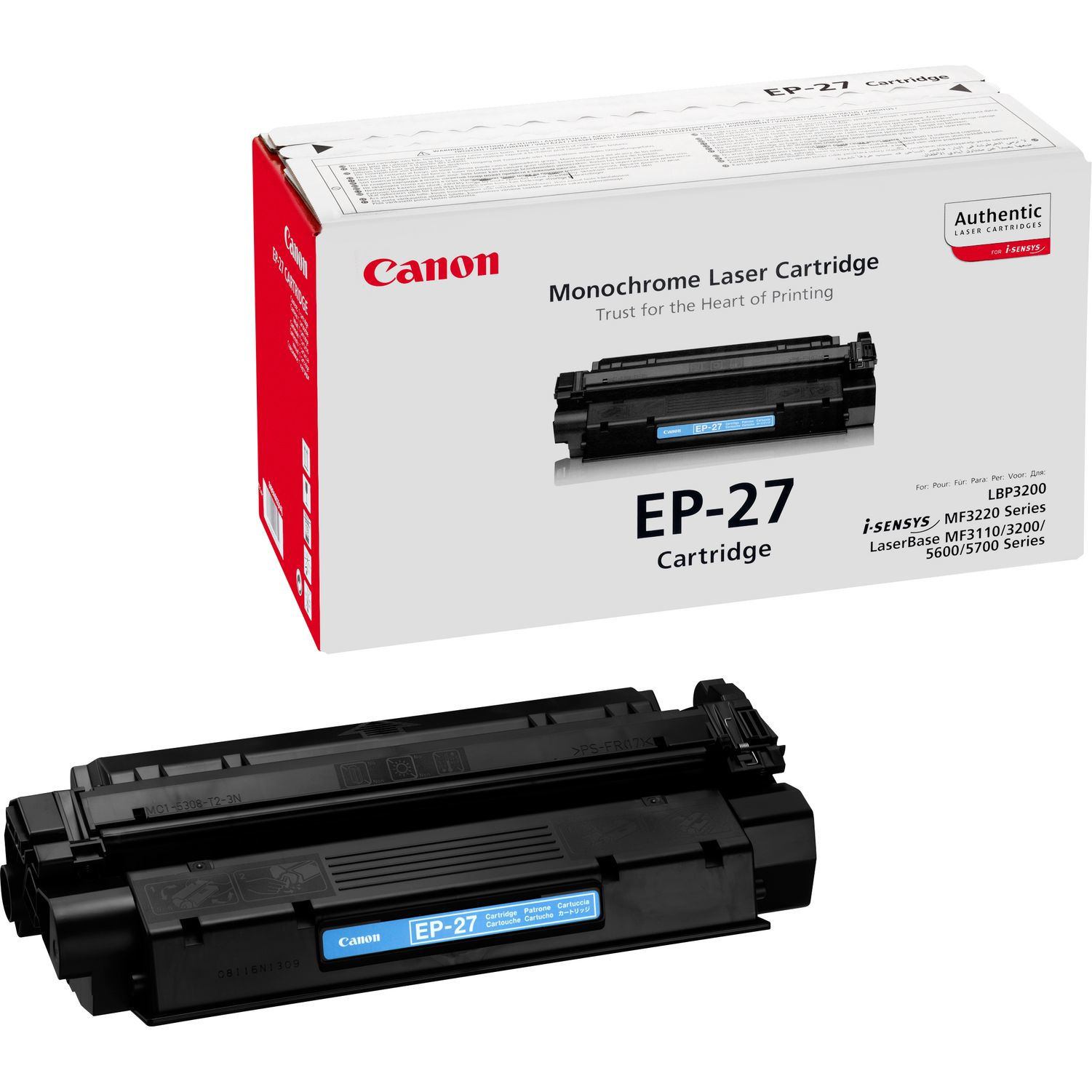 CANON EP-27 Toner schwarz hohe Kapazität 2.500 Seiten 1er-Pack
