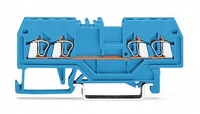 Wago Durchgangsklemme 279-834 4Leiter, blau