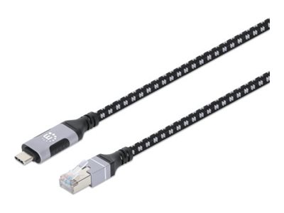 Manhattan Netzwerkkabel USB‑C Gigabit Ethernet 2 m