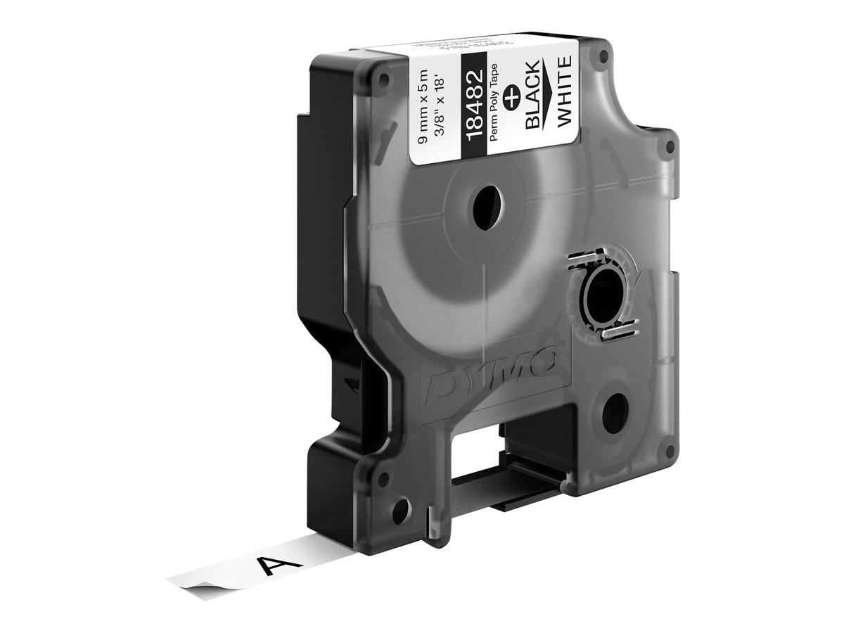 18482 DYMO IND Schriftband 9mm schwarz