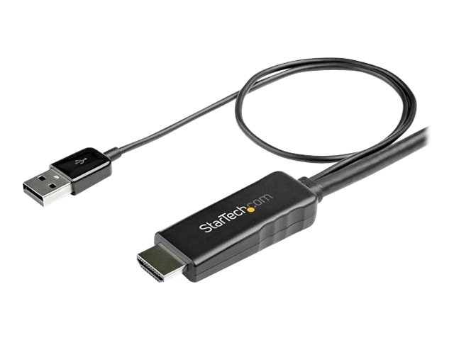 STARTECH.COM 2m 6.6ft HDMI to DisplayPort Adapter Cable with USB Power - 4K 30Hz Active HDMI 1.4 to DP 1.2 Converter HD2DPMM2M
