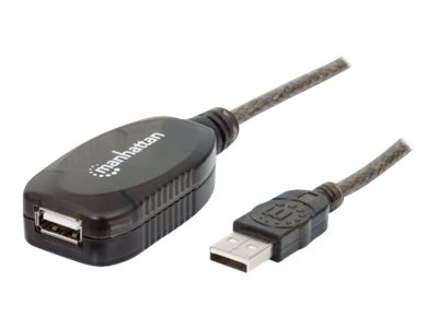 MANHATTAN USB-Repeater Kabel USB 2.0 A -> A St/Bu 10.00m Bli