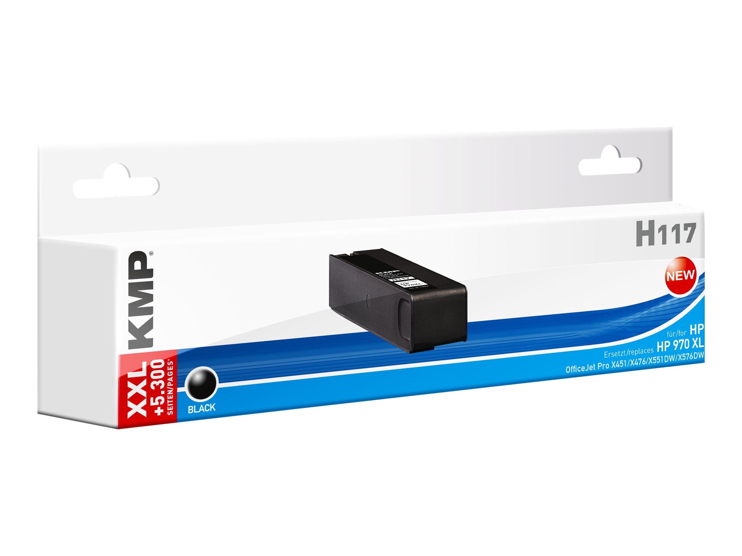 KMP H117 schwarz Druckerpatrone kompatibel zu HP 970XL (CN625AE) KMP H117 schwarz Druckerpatrone kompatibel zu HP 970XL (CN625AE)