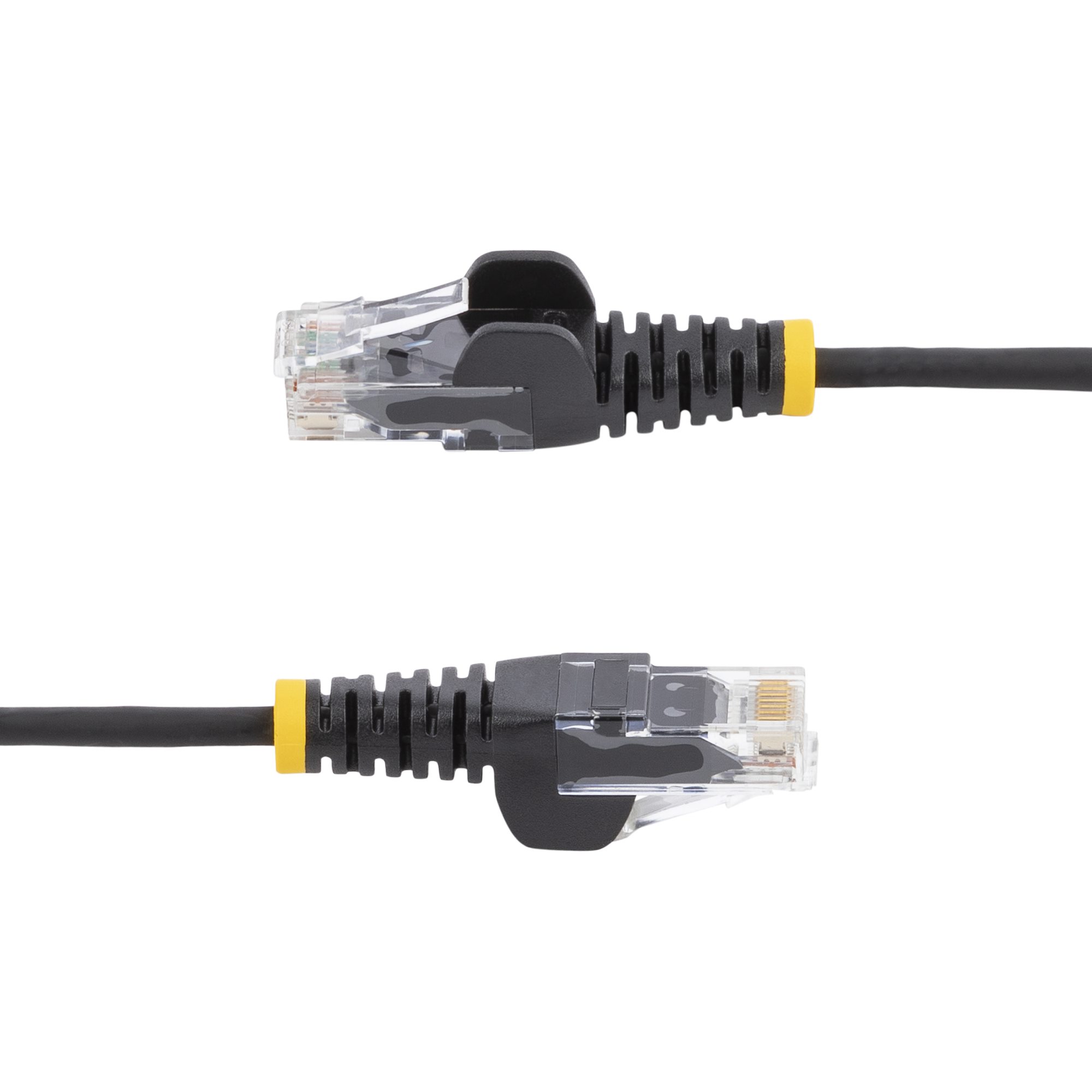 STARTECHCOM 7m Schwarzes Schlankes CAT6EthernetKabel Snagless RJ45 LSZH 28AWG Reines Kupfer PatchkabelNetzwerkkabel