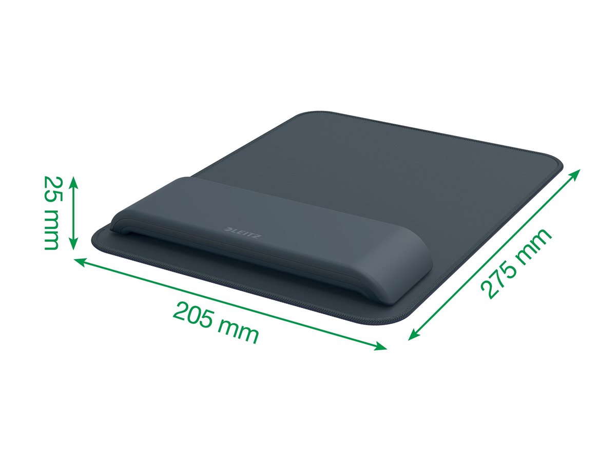 LEITZ Mousepad mit Handgelenkauflage Ergo dunkelgrau