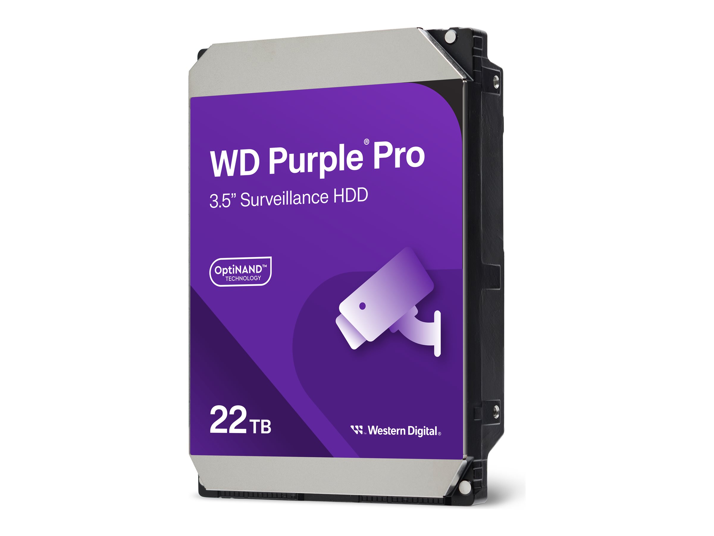 WD Purple Pro 22TB SATA 6Gb/s HDD 8,89cm 3,5Zoll internal 7200Rpm 512MB Cache 24x7 Bulk WD Purple Pro 22TB SATA 6Gb/s HDD 8,89cm 3,5Zoll internal 7200Rpm 512MB Cache 24x7 Bulk