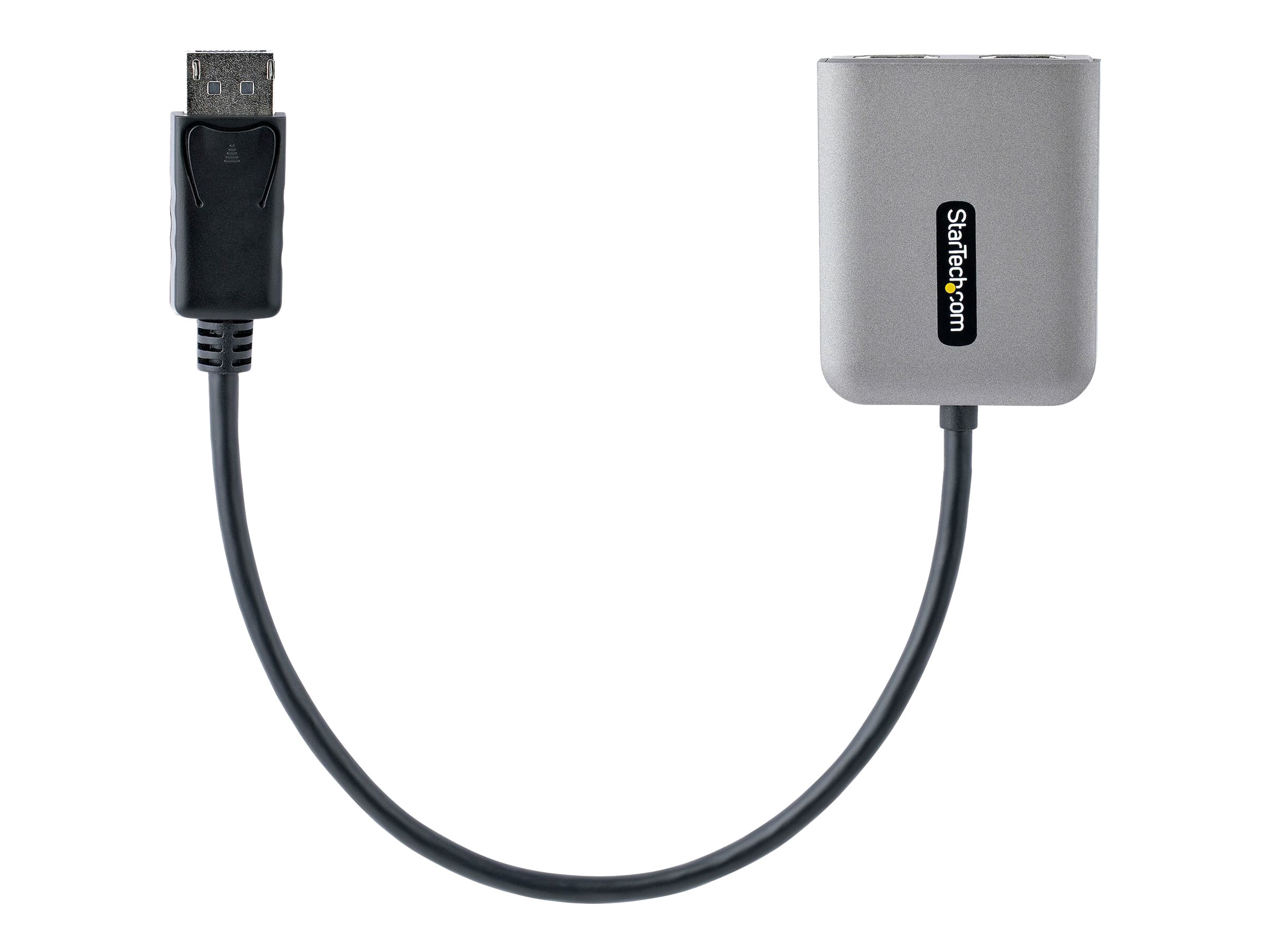 STARTECH.COM Displayport MST Hub auf Dual HDMI 4K 60Hz - DP 1.4 Multi Monitor Adapter/Multi Stream Transport Hub - 30cm Kabel