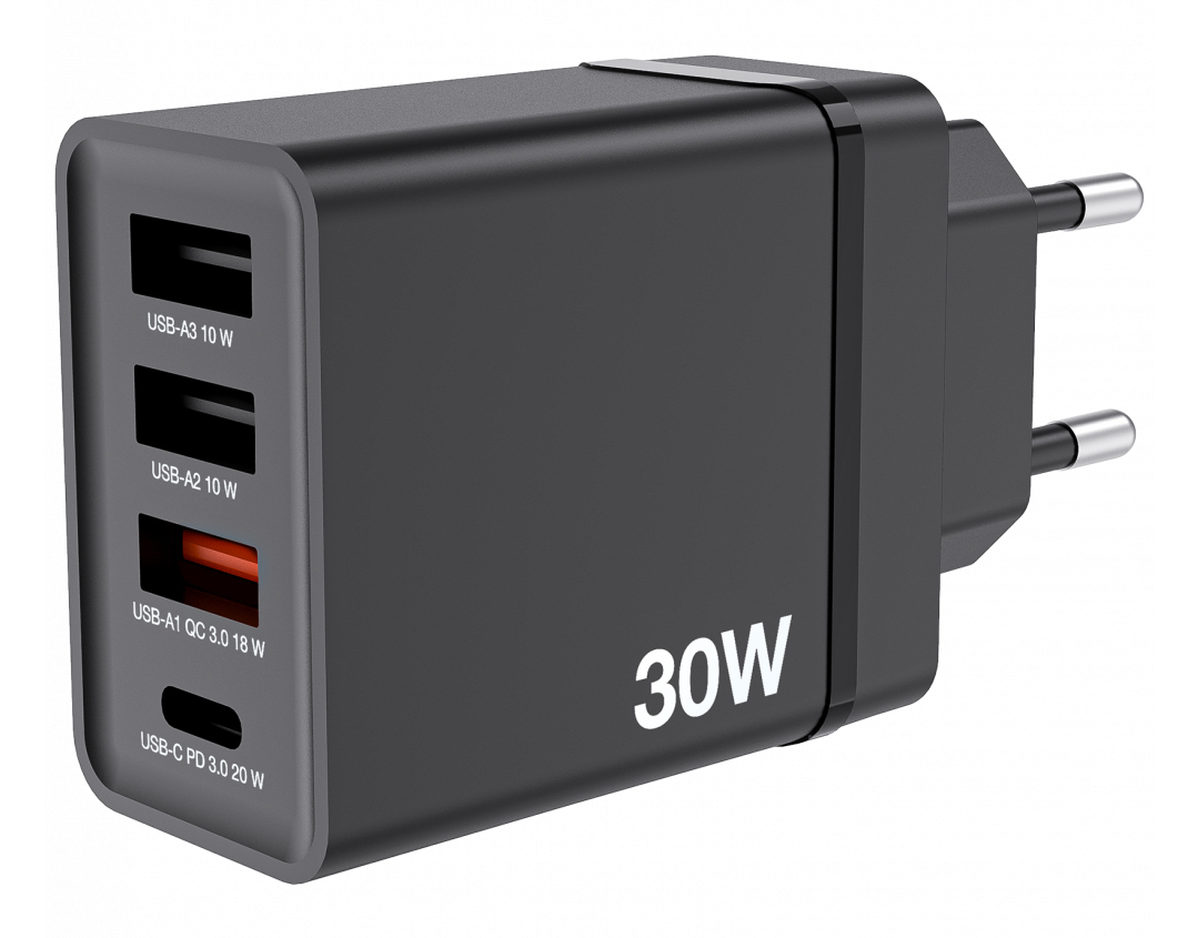 verbatim CHR30EU1 Ladeadapter schwarz, 30 W