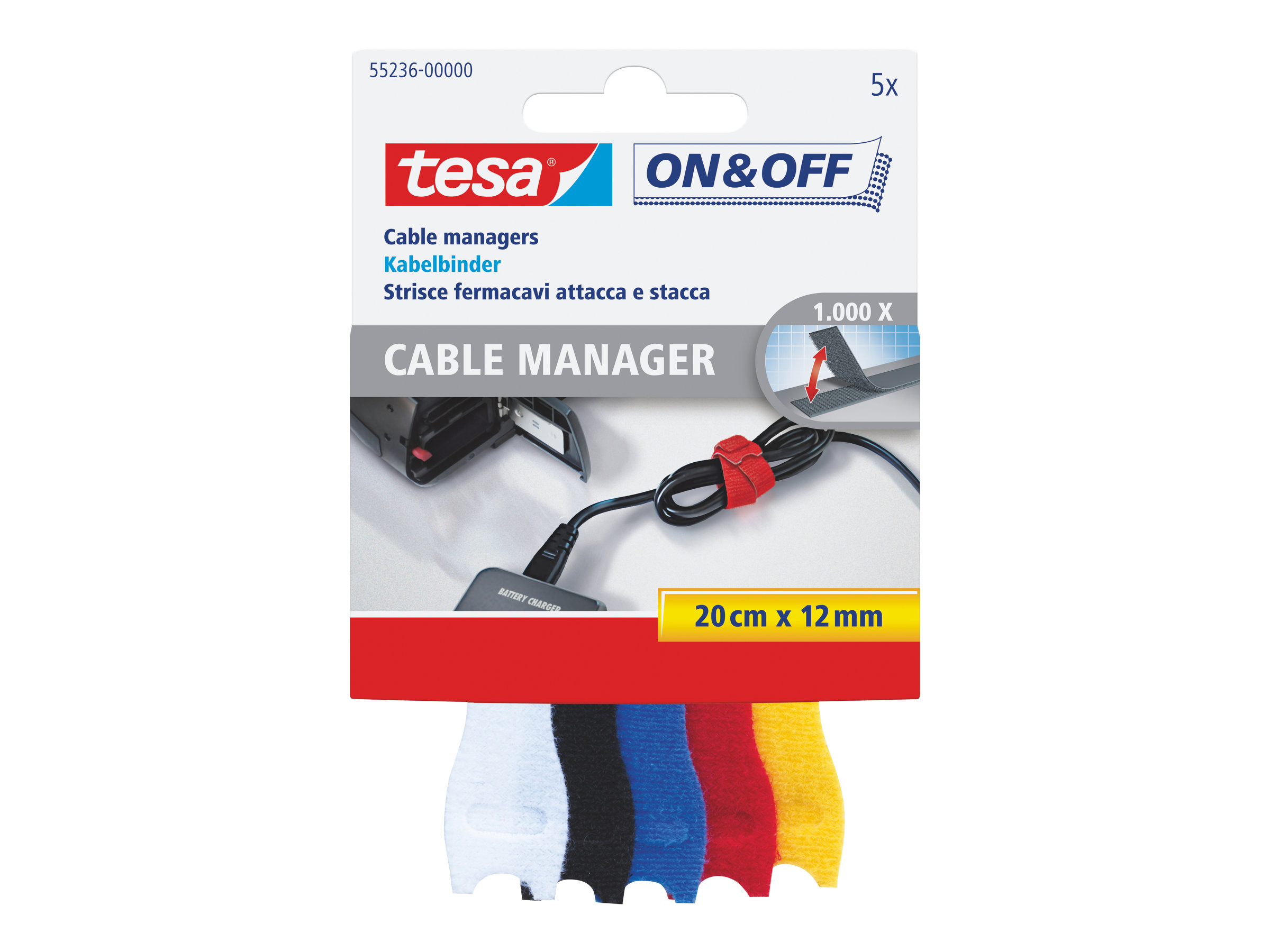 tesa Klettband schwarz tesa Klettband schwarz