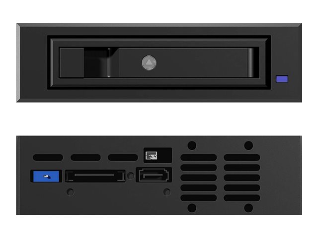 ICY BOX IB-129SSK-B Wechselrahmen fuer 3.5/2.5 SATA/SAS Festplatten Spezialgehaeuse aus Aluminium für bessere Kuehlung