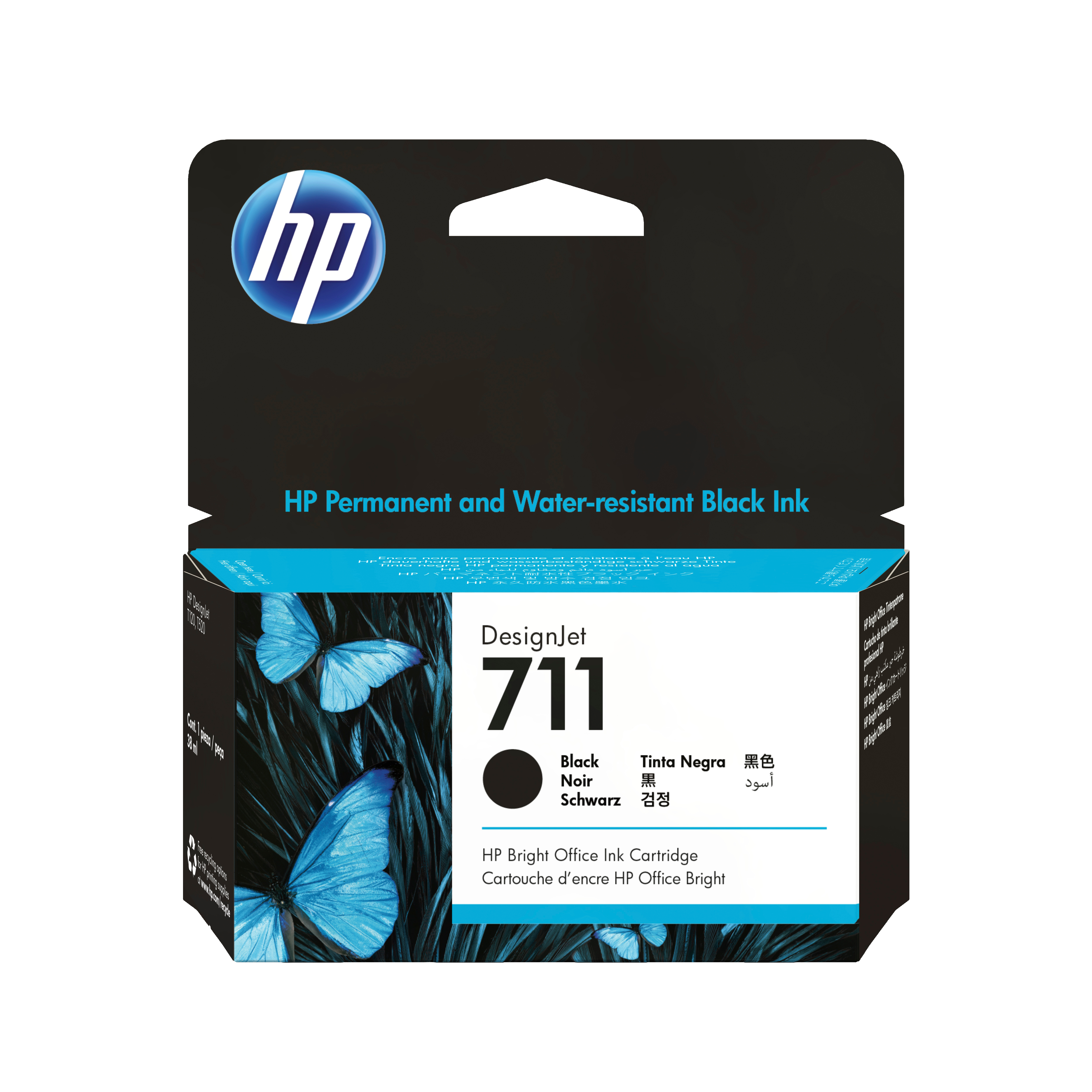 HP 711CZ129A schwarz Druckerpatrone