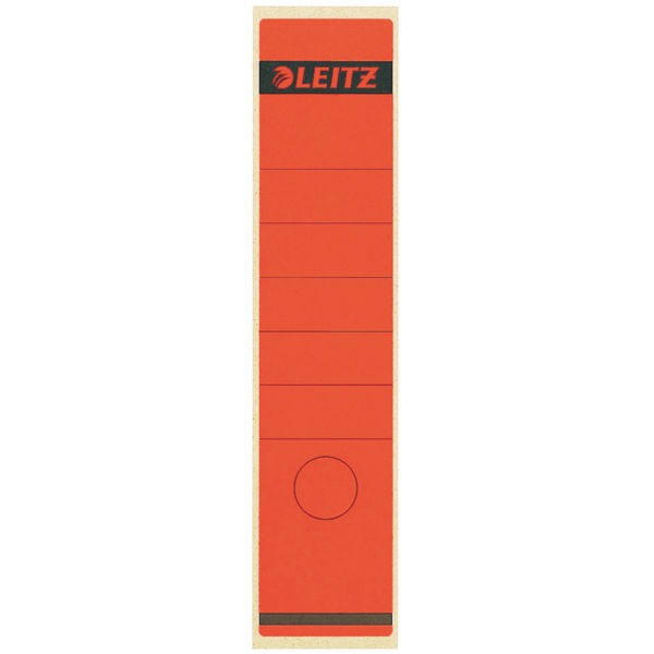Esselte Leitz Ordneretiketten 1640 rot 8,0 cm Rückenbreite
