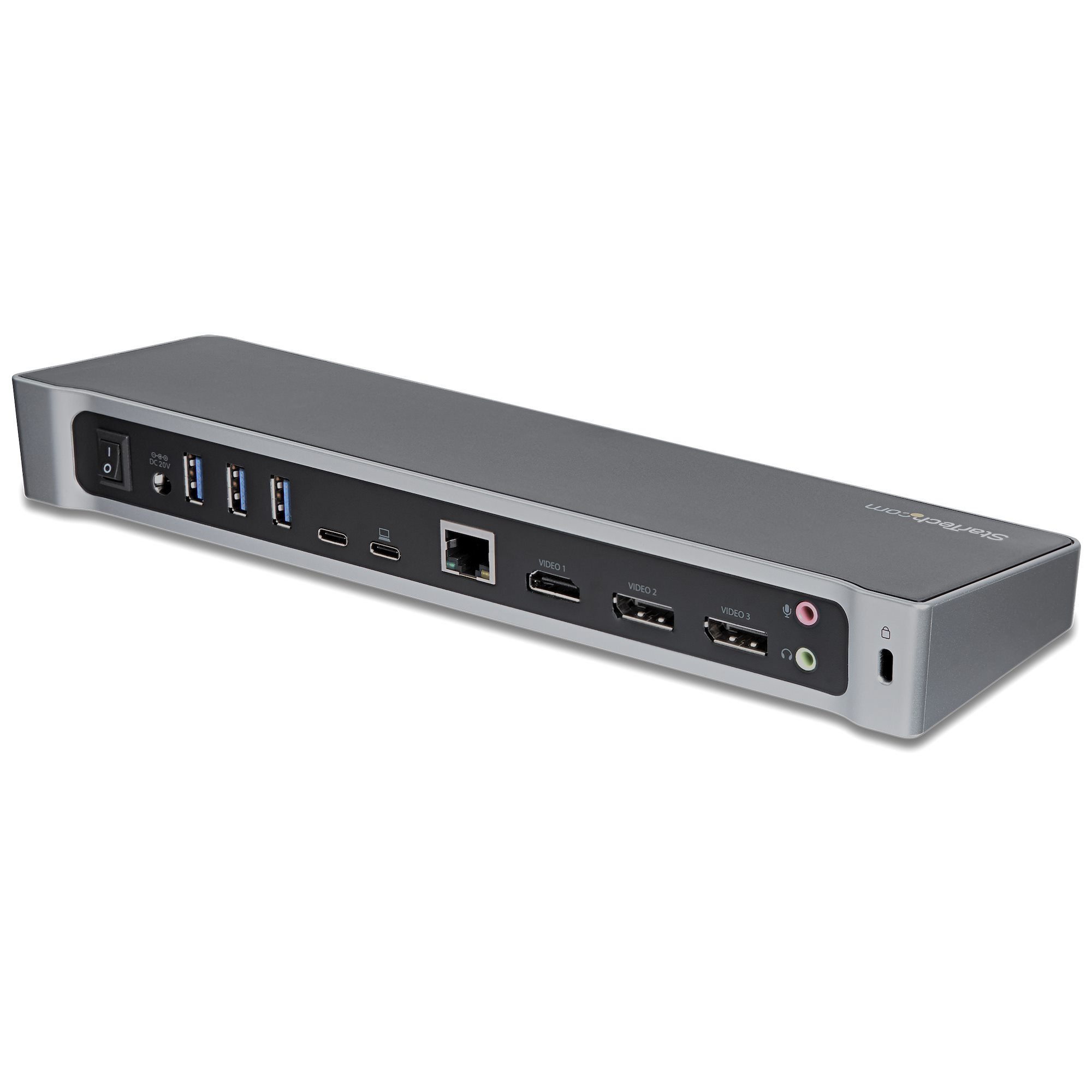 StarTech.com USB-C Dockingstation 3x 4K USB 3.1 Gen 1