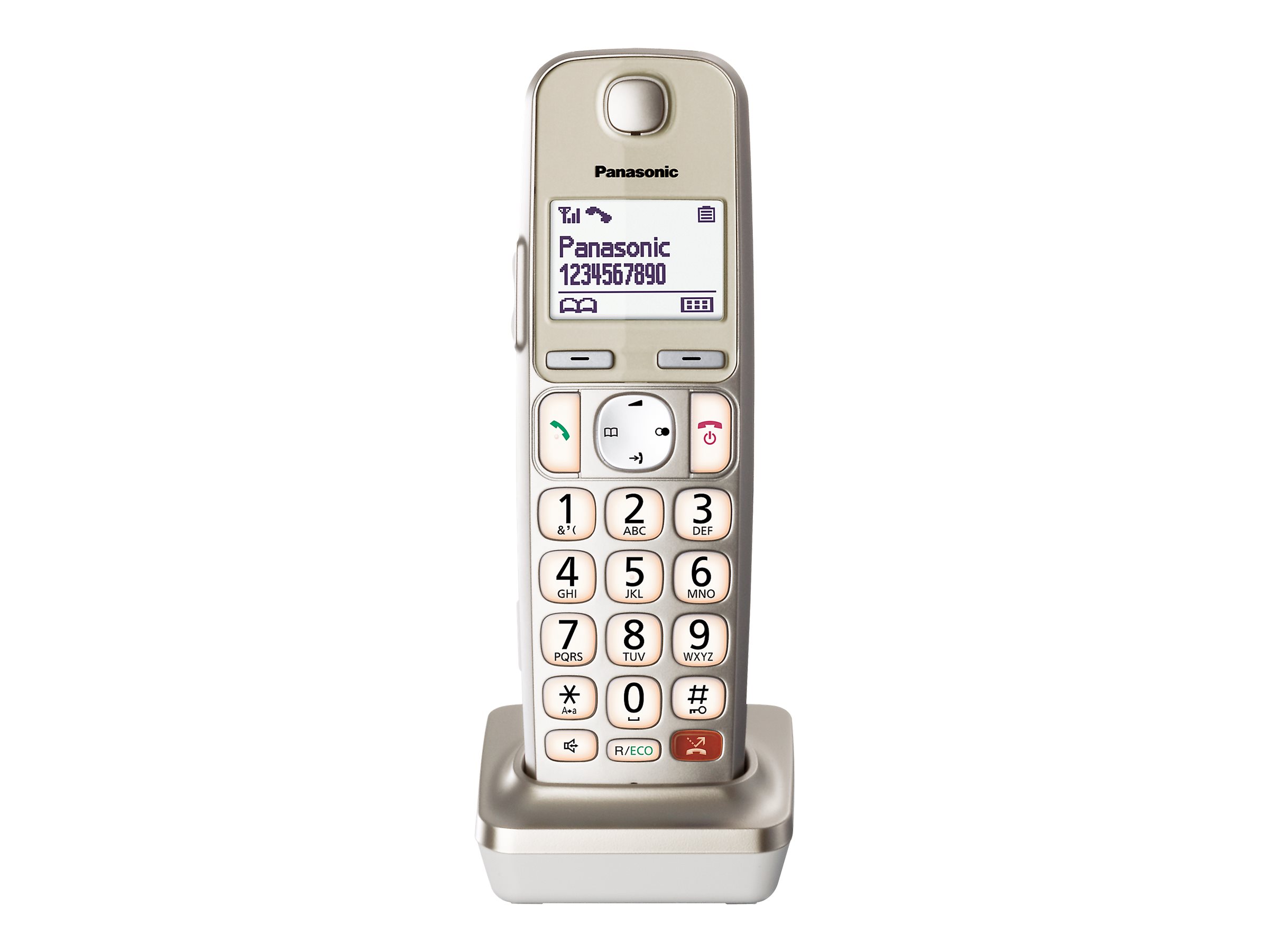Panasonic Erweiterungsset Grosstasten KX-TGEA25EXN - champagner Panasonic Erweiterungsset Grosstasten KX-TGEA25EXN - champagner