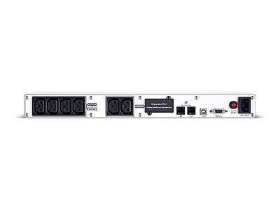 CYBERPOWER OR600ERM1U Line Interactive 600VA/360W Rackmount 1U LCD GreenPower RJ11/RJ45 Ausgang 4 IEC USB SNMP SLOT