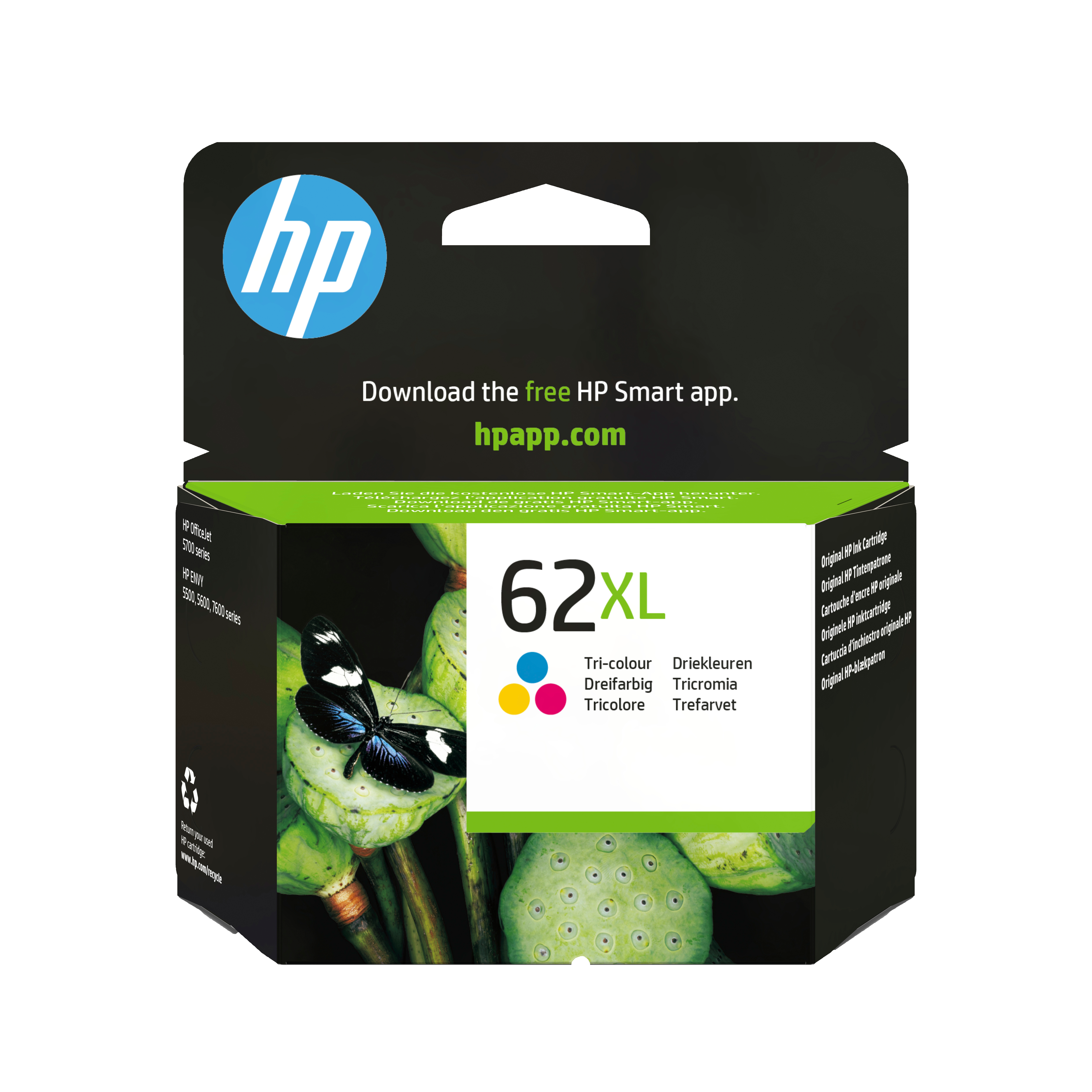 HP 62XLC2P07AE color Druckerpatrone