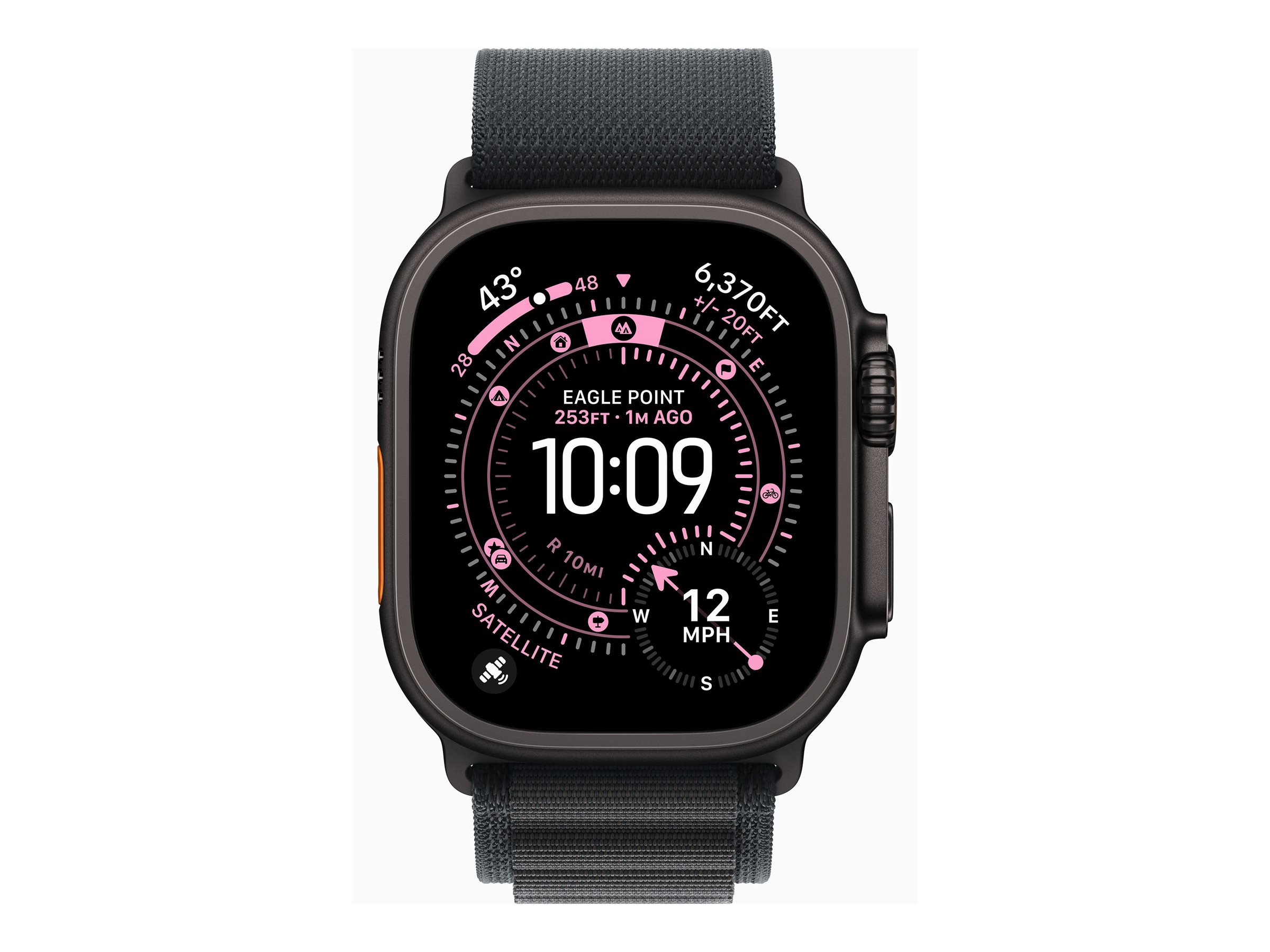 APPLE Watch Ultra 3 GPS Cellular 49mm Black Titanium Case with Black Alpine Loop Small