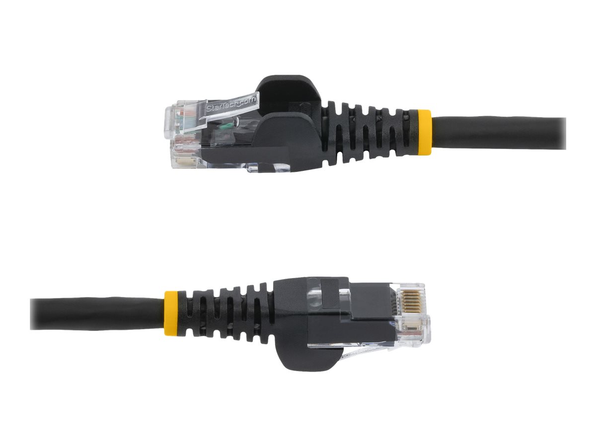 STARTECH.COM 3m LSZH CAT6 Ethernet Cable - 10 Gigabit 100W PoE RJ45 UTP Network Patch Cord Snagless - Black ETL Verified