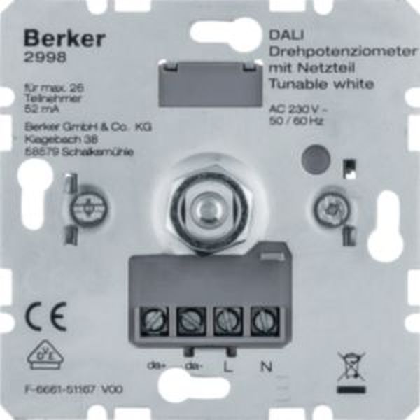 Berker DALI Drehpotenziometer Tunable white