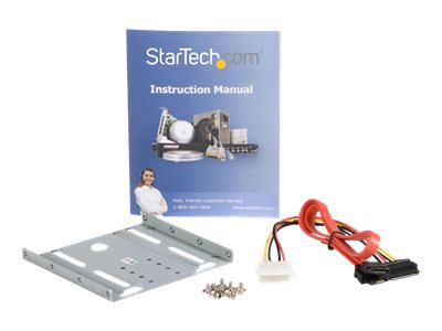 StarTech.com Adapter Bracket für 2,5 (6.4cm) auf 3,5 (8,9cm) HDD - SATA / SSD Festplatten Einbaurahmen für 3.5 Zoll Schacht - Speichereinschubadapter