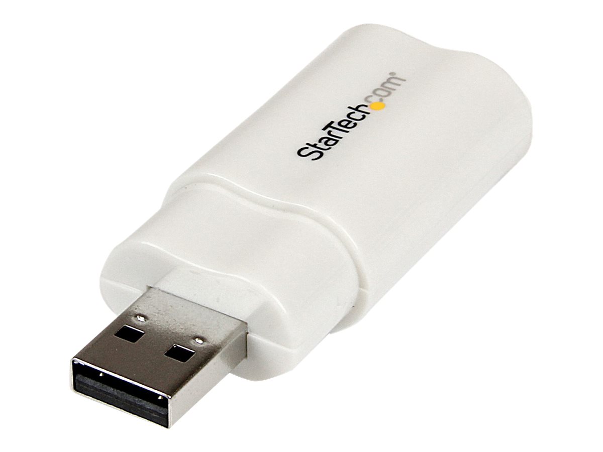 STARTECHCOM USB to Stereo Audio Adapter Converter