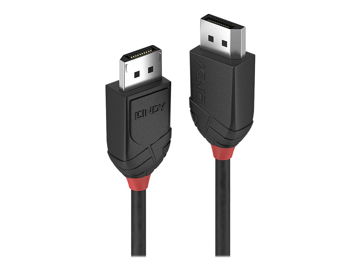 LINDY 3m DisplayPort 1.2 Kabel Black Line LINDY 3m DisplayPort 1.2 Kabel Black Line