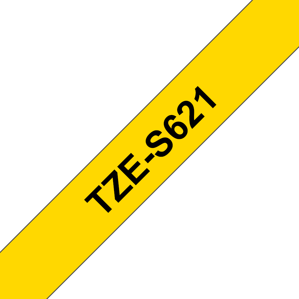 TZES621 BROTHER PT Schriftband 9mm gelb