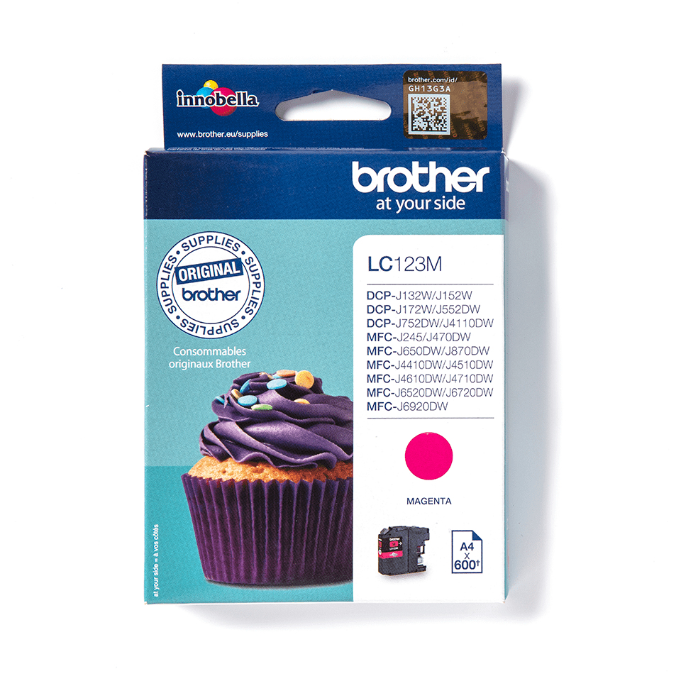 LC123M BROTHER MFC Tinte magenta ST 600