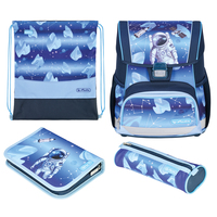 herlitz Schulranzen-Set Loop Plus Cosmic Explorer Kunstfaser grün herlitz Schulranzen-Set Loop Plus Cosmic Explorer Kunstfaser grün