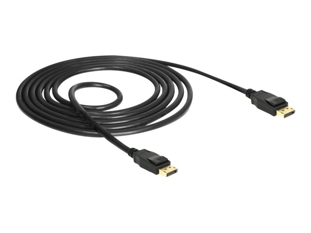 Delock Kabel DisplayPort 1.2 Stecker > DisplayPort Stecker 1,5 m schwarz 4K Delock Kabel DisplayPort 1.2 Stecker > DisplayPort Stecker 1,5 m schwarz 4K