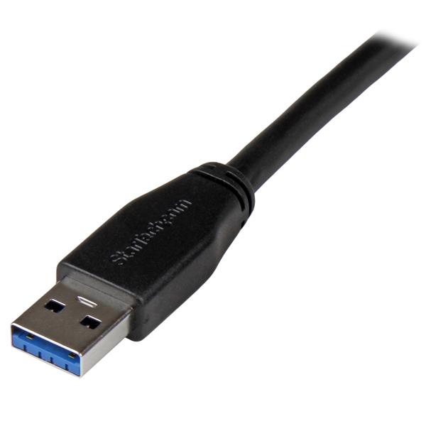 STARTECHCOM 5m Aktives USB 30 USBA auf USBB Kabel USB A zu USB B Anschlusskabel USB 31 Gen 1 5 Gbits