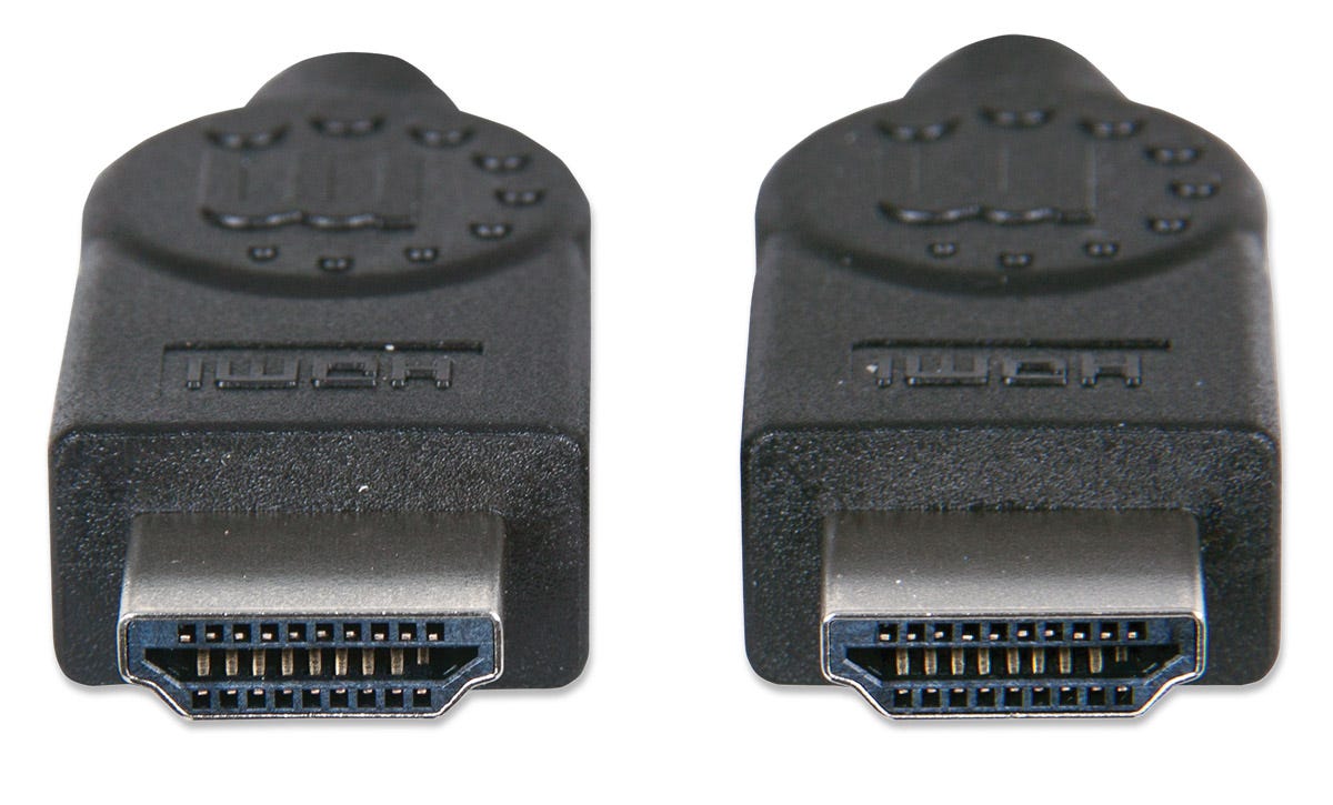 MANHATTAN High Speed HDMIKabel ARC 3D 4K30Hz HDMIStecker auf HDMIStecker geschirmt schwarz 5m