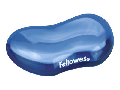 Fellowes Maus-Handgelenkauflage Crystal Gel             blau