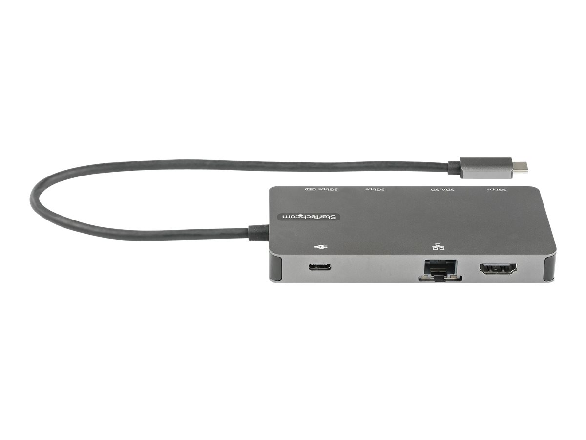 STARTECH.COM USB-C Multiport Adapter USB C auf HDMI 4K 30Hz/VGA Reiseadapter/Docking station USB 3.0 Hub 100W PD SD/Micro SD GbE STARTECH.COM USB-C Multiport Adapter USB C auf HDMI 4K 30Hz/VGA Reiseadapter/Docking station USB 3.0 Hub 100W PD SD/Micro SD GbE