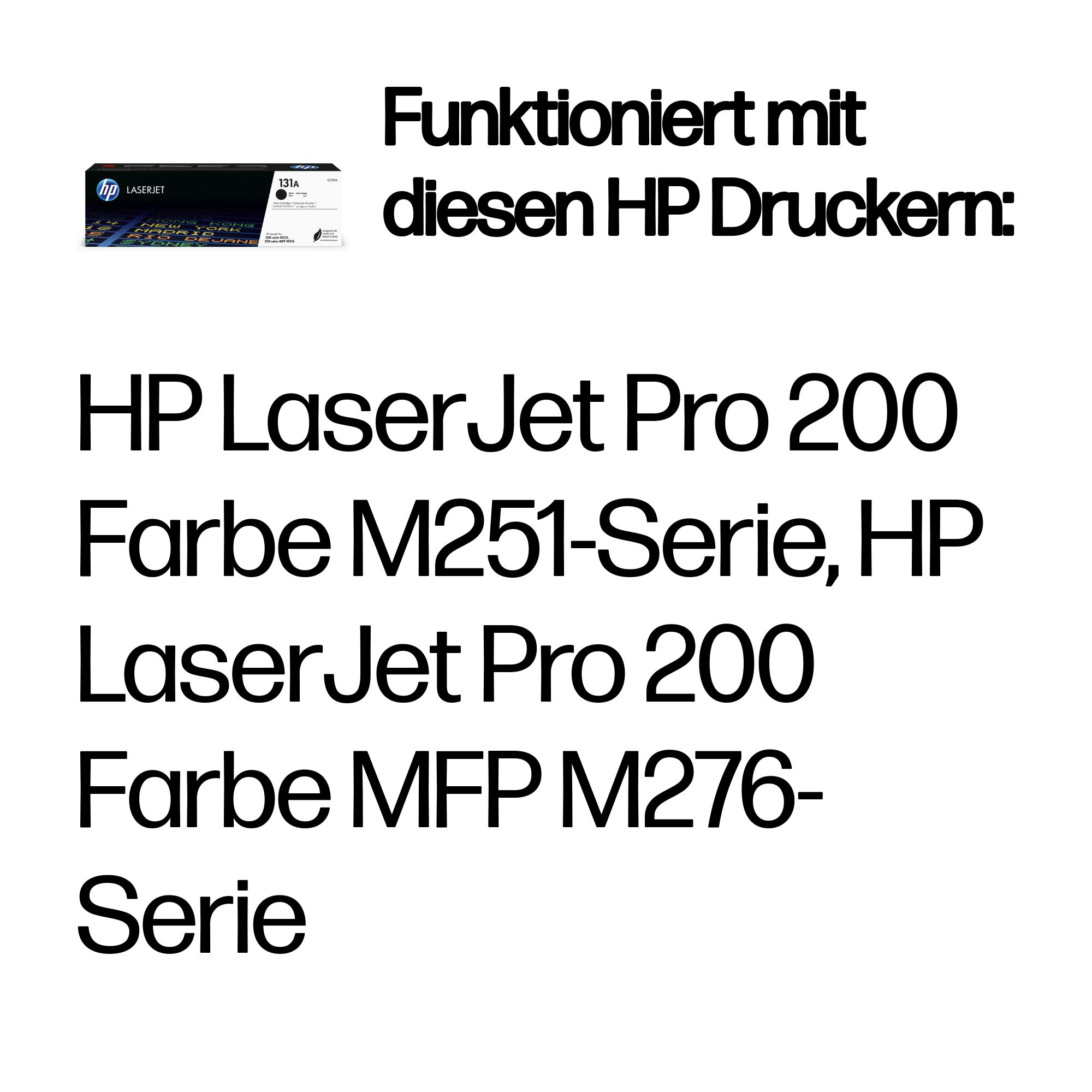 HP 131A CF210A schwarz Tonerkartusche