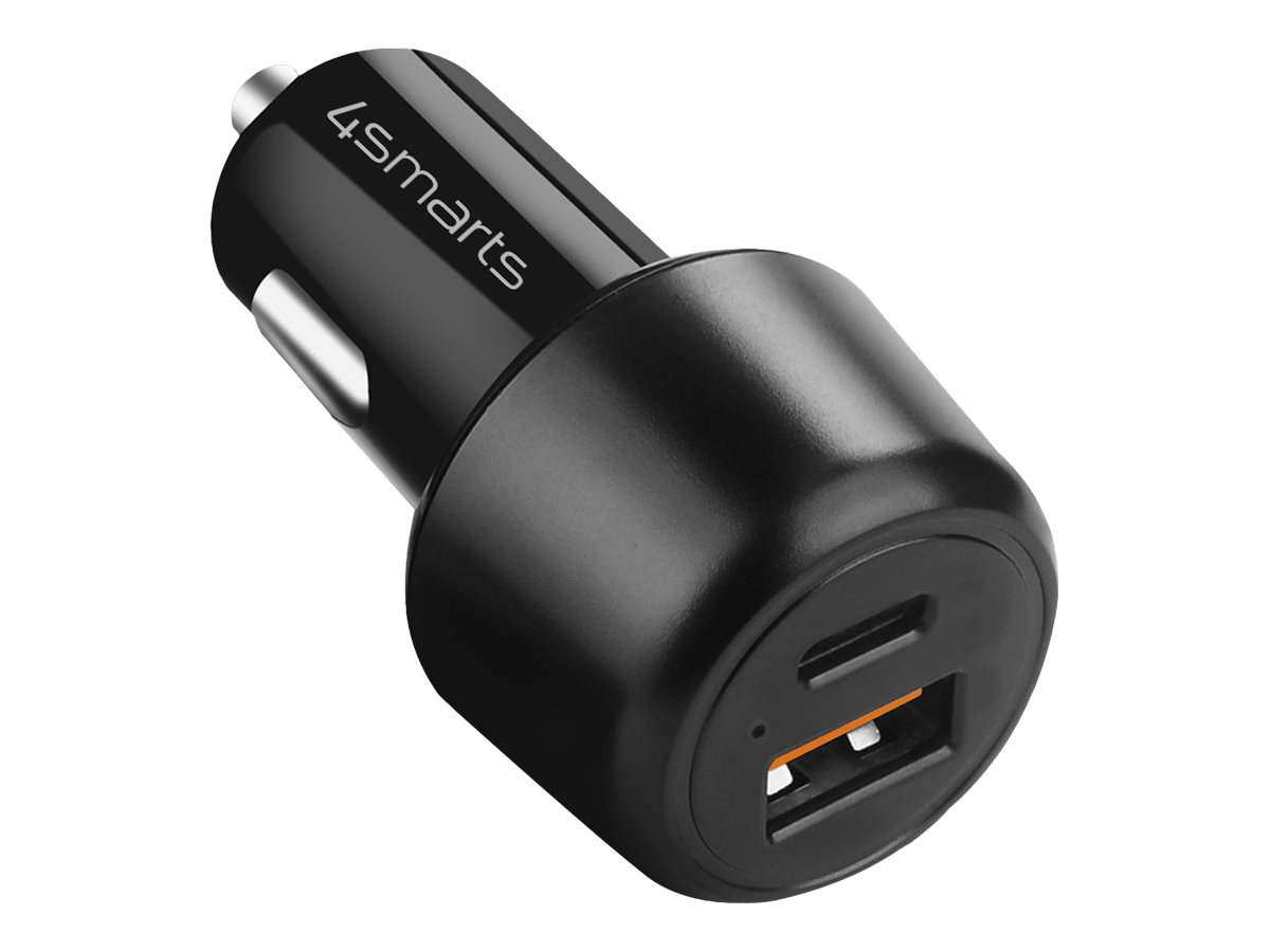 4smarts Auto Ladegeraet VoltRoad Ultimate 83W mit PD und QC - schwarz