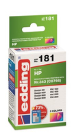edding EDD-181 color Druckerpatrone kompatibel zu HP 343 (C8766EE) edding EDD-181 color Druckerpatrone kompatibel zu HP 343 (C8766EE)