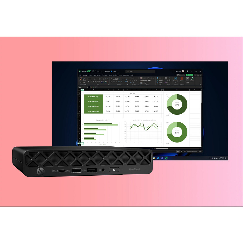 HP ProDesk 4 G1i CH7C5ET#ABD Core Ultra 7 265T 24 GB RAM 512 GB SSD Wi‑Fi 6E