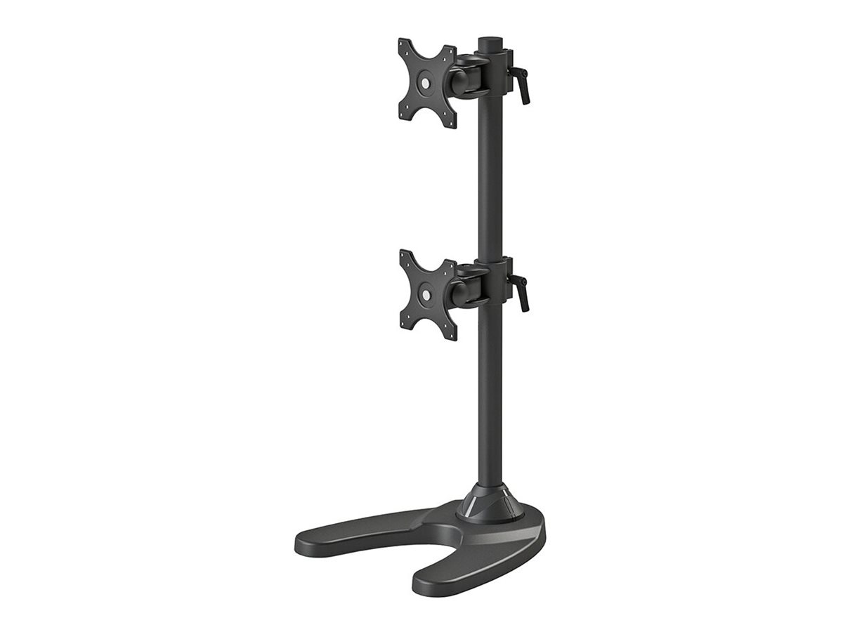 NEOMOUNTS FPMA-D700DDV Desk Mount Flatscreen 2x25,4-68,58cm 10-27Zoll 12kg VESA 75x75/100x100mm kipp-dreh-schwenkbar 2 pi