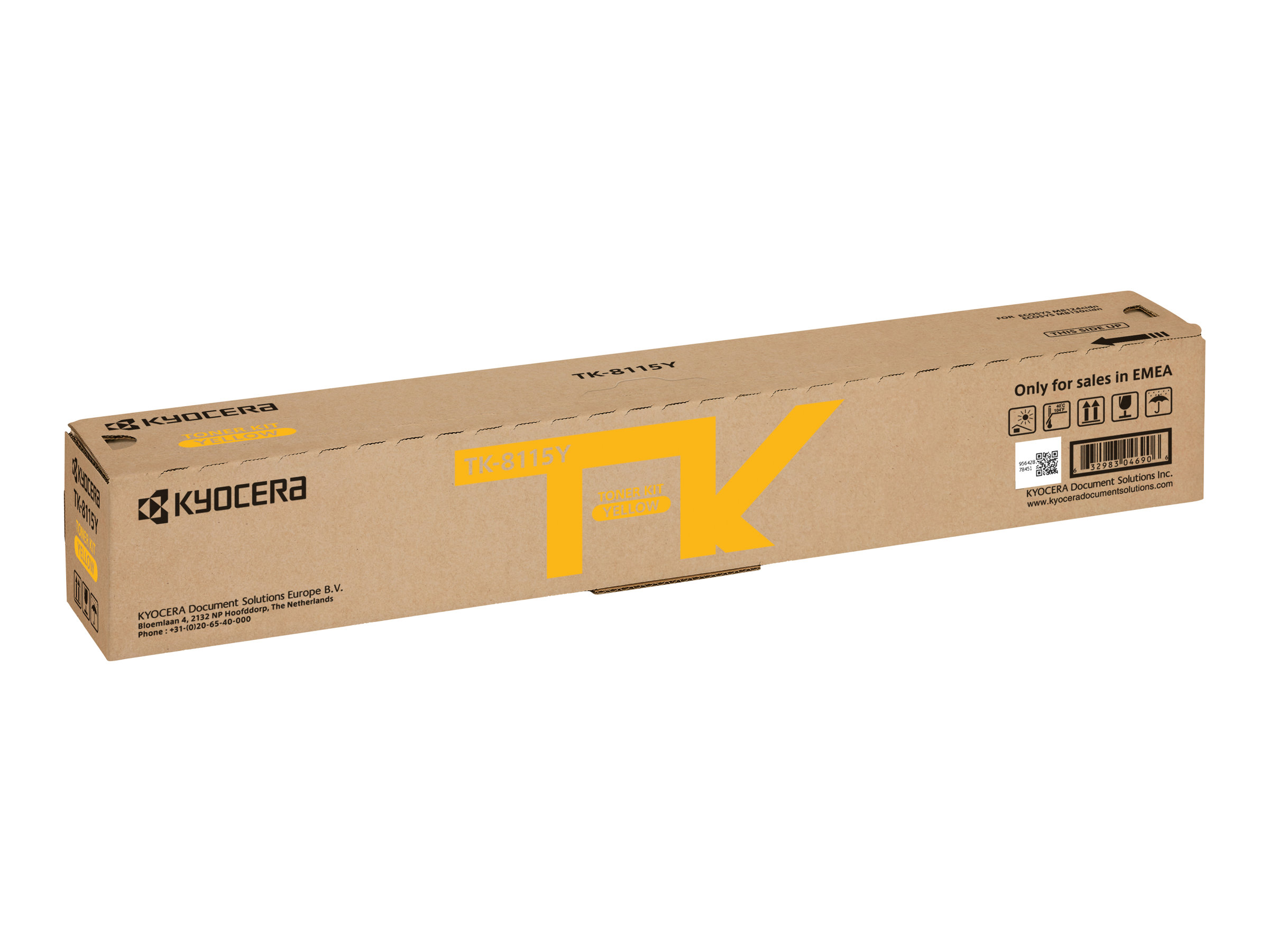 1T02P3ANL0 KYOCERA TK8115Y Ecosys Toner 1T02P3ANL0 KYOCERA TK8115Y Ecosys Toner