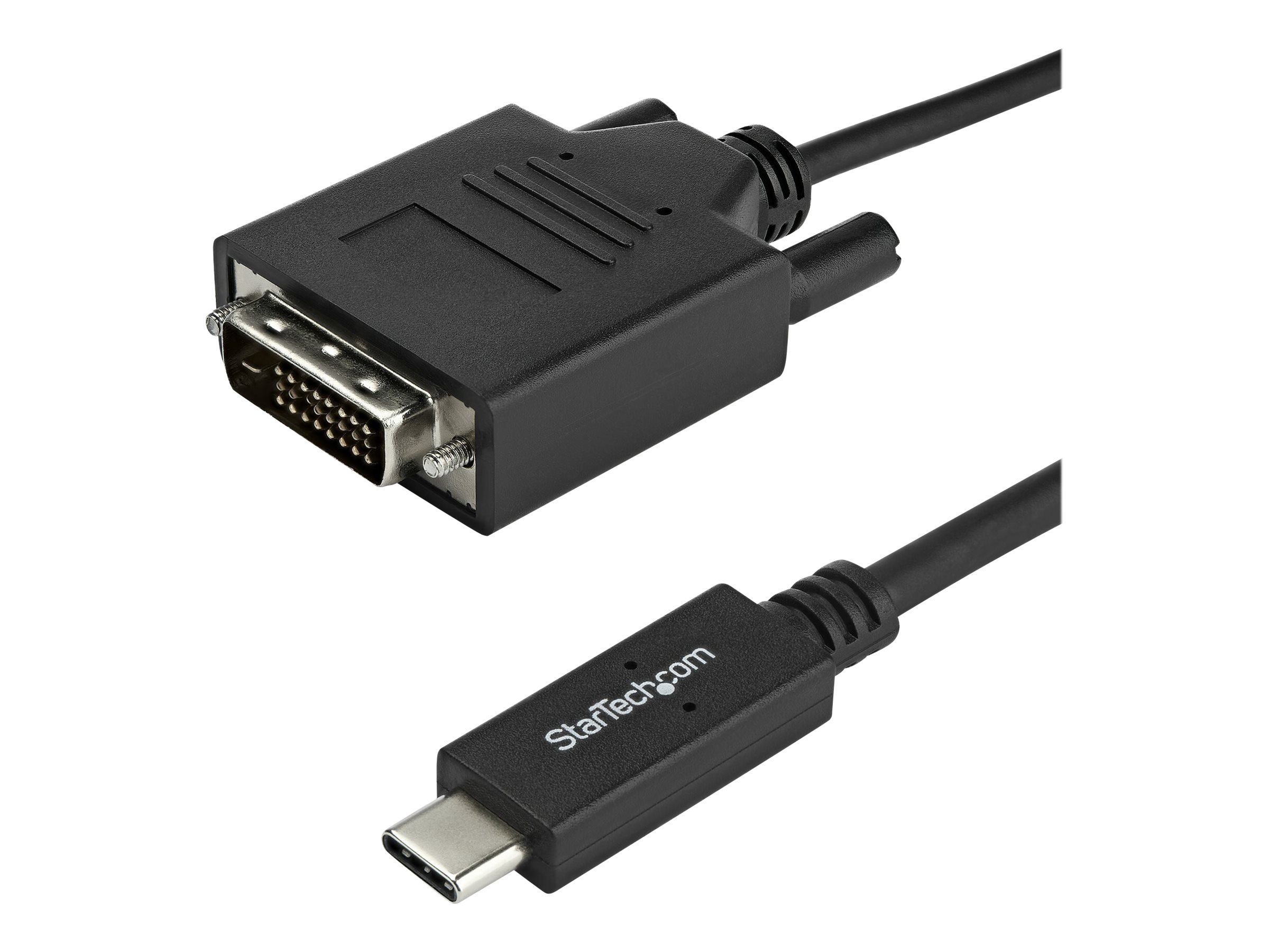 STARTECH.COM USB-C to DVI Adapter Cable - 2m 6 ft. - 1920 x 1200 STARTECH.COM USB-C to DVI Adapter Cable - 2m 6 ft. - 1920 x 1200