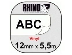 18444 DYMO ID1 12mm SCHWARZ-WEISS